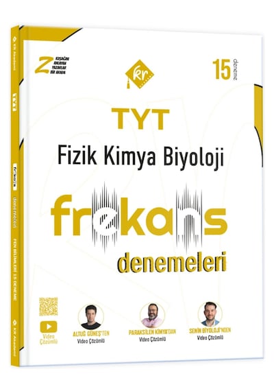 Tyt Fizik Kimya Biyoloji Fkb 15'li Frekans Denemeleri Kr Akademi