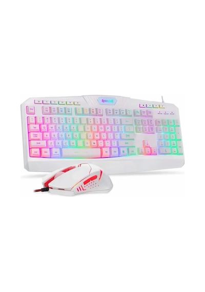 Redragon S101 Kablolu Oyun Klavyesi Ve Faresi White