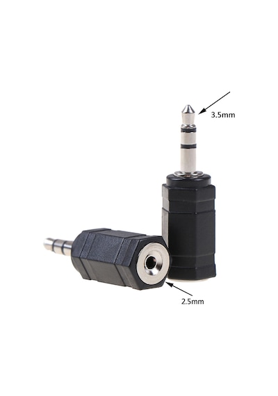 3.5mm Erkek To 2.5mm Dişi Stereo Mic Ses Kulaklık Jak Adaptörü Dö
