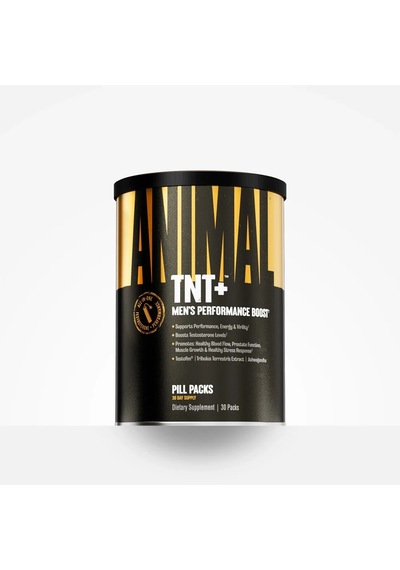 Animal Tnt+ Men's Performance Boost 30 Pill Packs Usa Versiyon