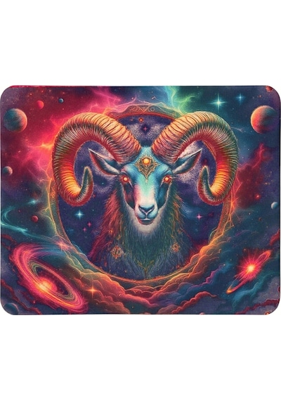 40x28 Cm Gamepad Koç Burcu Desenli Bilgisayar Notebook Oyuncu Gaming Mouse Pad Burçlar Mauspad
