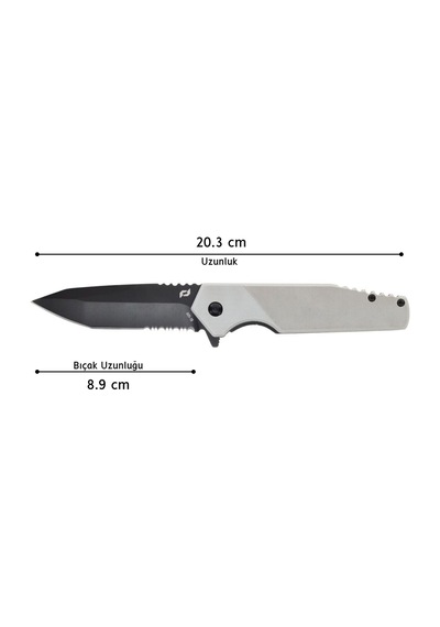 Schrade Usa Shudder Assist Folder Aus-10 Çelik Kamp Çakı 1159289 Gümüş