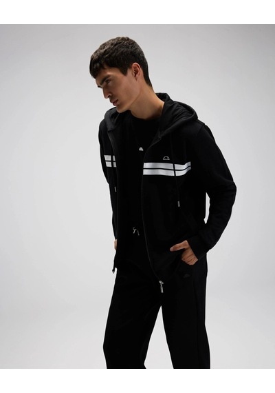 Ellesse Em617-bk Erkek Kapüşonlu Siyah Sweat Siyah