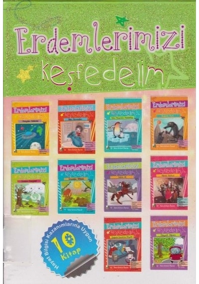 Erdemlerimizi Keşfedelim (10 Kitap Takım)- Damla Yayınevi