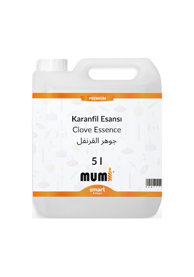 Premium Karanfil Mum Esansı 5 Litre Şeffaf