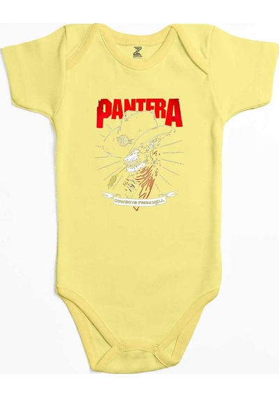 Zepplin Giyim Pantera Cowboys Siyah Bebek Body Zıbın