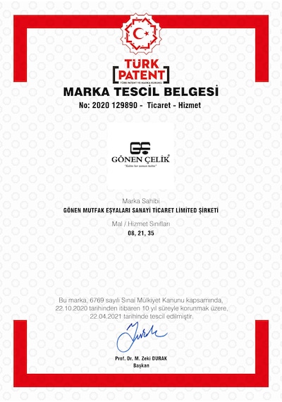 Gönen Çelik Paslanmaz Çelik Şiş 6 Adet 2 Cm Eni Yassı 60 Cm Boyu Ahşap Saplı Saklama Kılıfl Çantalı