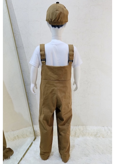 Bahçıvan Tulum Ve Şapka Set Taba