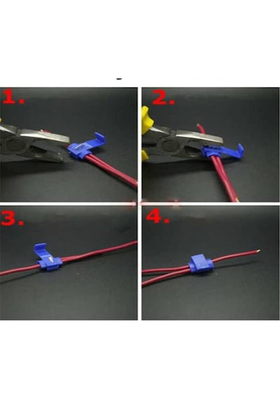 Kablo Birleştirici Klemens Quick Splice Konnektör Kolay Kablo Ek