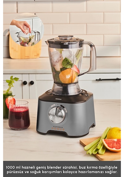 Karaca Mastermaid Power 10 in1 2000 W Mutfak Robotu