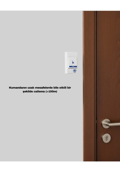 Kablosuz 32 Melodili Kapı Zili Pratik Kullanım