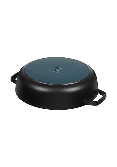 STAUB La Cocotte Sığ Döküm Tencere 24 Cm Siyah