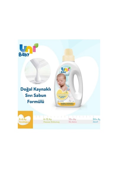 Mey İthalat Yenidoğan Sıvı Çamaşır Sabunu 1500 Ml Renkli