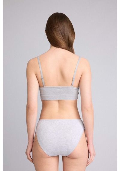 Defacto Ribana 3lü Brief Külot-fall İn Love D6398ax25augr93 Gri-gr93