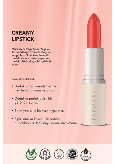 Farmasi Creamy Lipstick 14 Scarlet