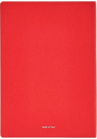 Pineider Defter Milano 14.5x21 Cm Fu Silver Cnr1s099107601 Kırmızı