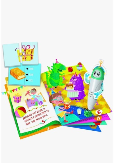 Clementon İ Toy Friends 4'ü 1 Arada Karakter Değiştiren Akıllı Kalemli Eğitici Yapboz Ve Aktivite Seti