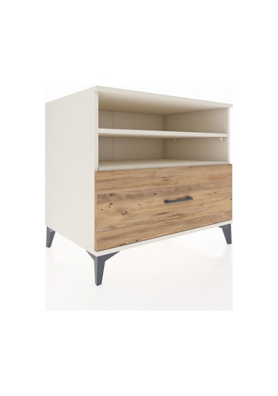Kronos Şifonyer 2 Raflı Tek Çekmeceli 88x59x80 Aytaşı-çam Aytaşı