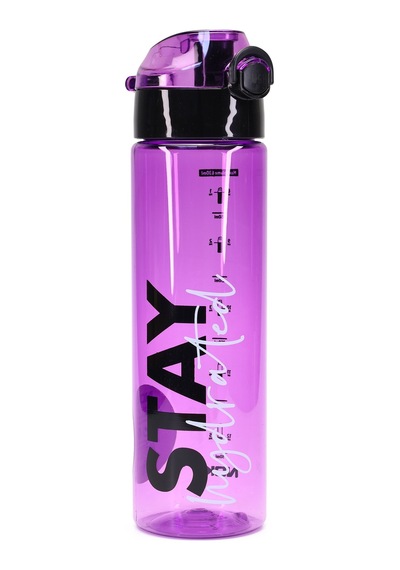 Su Matarası Tritan Geniş Ağız Su Şişesi Stay Hydrated Spor Matarası Suluğu Bpasız 630 Ml Mor 0102