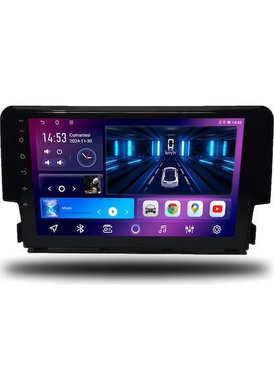Caros Honda Civic Fc5 2016-2020 Uyumlu Android Multimedya 1gb Ram 16gb Hafıza 9"