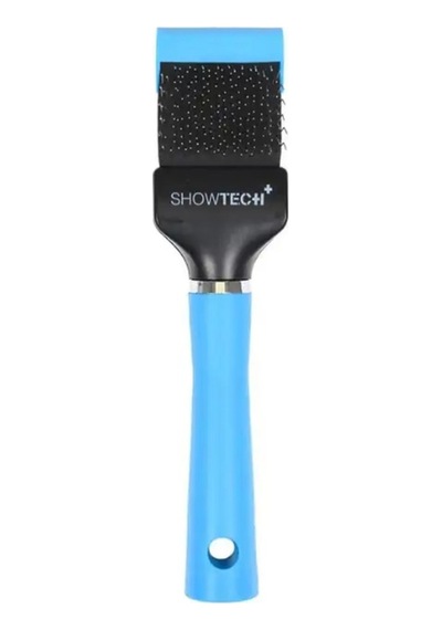 Show Tech+ Flex Groom Esnek Pedli Yumuşak Pinli Kedi Köpek Fön Fırçası Mavi