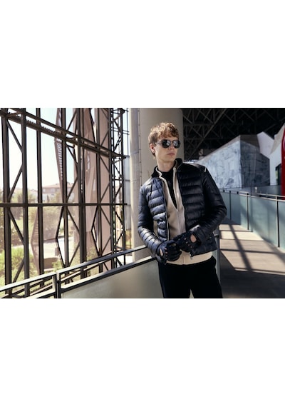 Ncs Jeans Su Geçirmez Regular Fit Erkek Şişme Suni Deri Mont Siyah 4528 Siyah