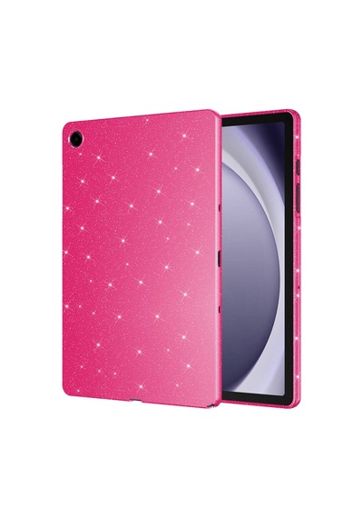 Thegencoo Galaxy Tab S9 Simli Parlak Görünümlü Uyumlu Tablet Koton Kılıf-pembe Koyu Tablet Kılıfı