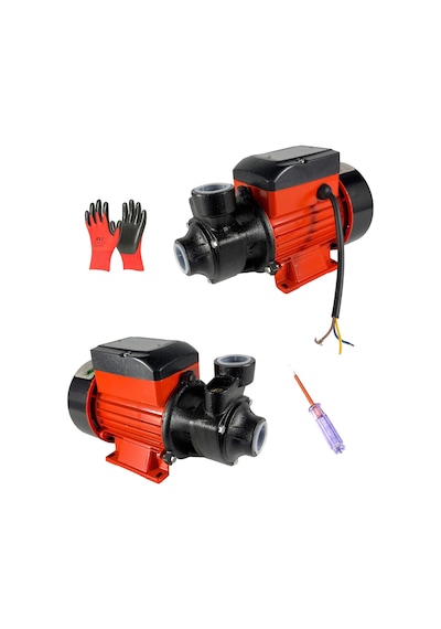 Profesyonel İtalyan 30 Metre Dik Basar 1 Parmak Elektrikli Su Pompası 0.75 Hp - 0.5 Kw 8 Metre Emiş