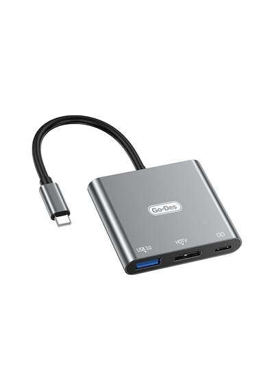Go Des Gd-8287 Type-c To Hdtv 3 İn 1 Dönüştürücü Adaptör