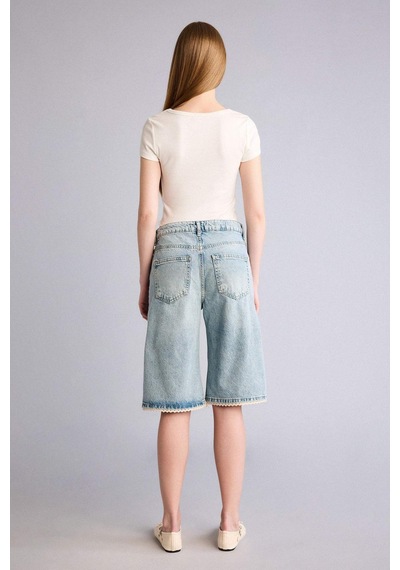 Defacto Normal Bel Jean Bermuda H1196ax26smnm39 Mavi-nm39 Defacto Normal Bel Jean Bermuda H1196ax26smnm39 Mavi-nm39