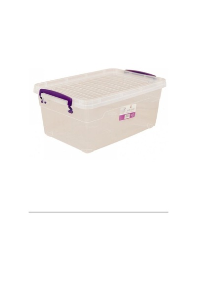 Şeffaf Çok Amaçlı 30 Lt Dikdörtgen Saklama Kabı 48x32x29 Royaleks-82113 Açık Bej