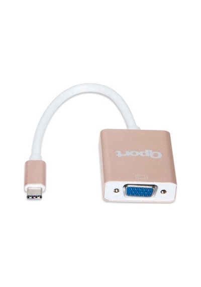QPORT Q-TV Q-TV TYPE-C (M) TO VGA (F) 1920*1080P 60 HZ CONVERTER