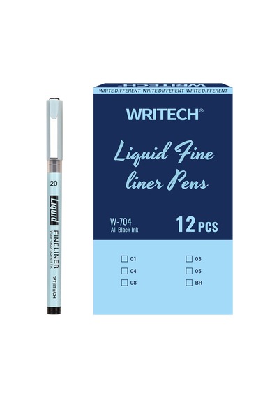 Wrıtech W-704 Lıquıd Fınelıner 2,00mm Kalem - 12'li Kutu