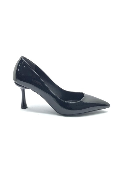 Feles 7 Cm Topuklu Stiletto Kadın Ayakkabı Siyah