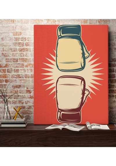 Bk Gift Boks Eldiveni Tasarımlı Kanvas Tablo 70X100Cm-2