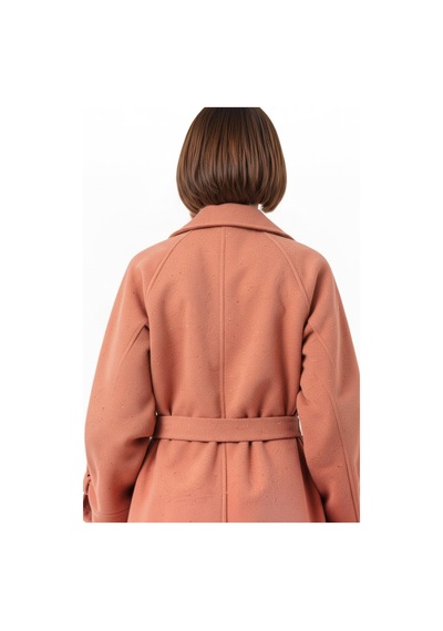 Durivya Oversize Kaşe Kaban Tarçın