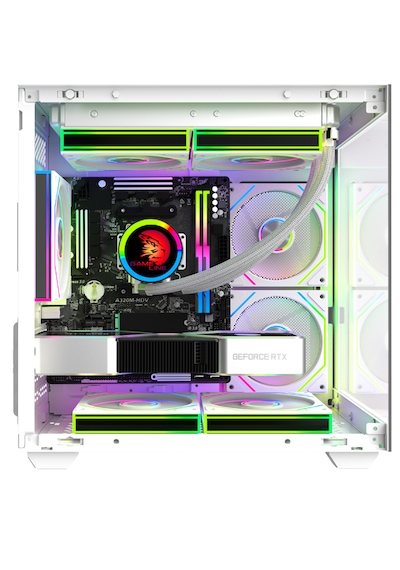 Gameline ELN-1810 R5-5500 512 GB 16 GB SSD 8 GB RTX5060 Ti Dos Masaüstü Oyuncu Bilgisayar