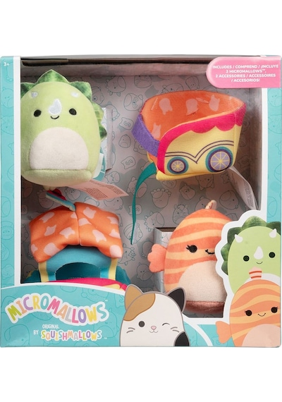 Squishmallows Micromallows 2 Figür + 2 Aksesuar Seti Mm0015 Çok Renkli