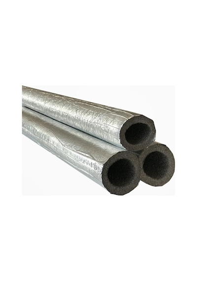 Ygt Ambalaj 50 Metre 35/10 Mm Alüminyum Folyolu İzole Boru Kılıfı