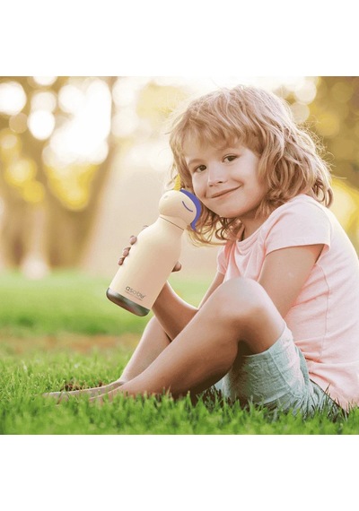 Asobu Bestie Bottle - Unicorn Yalıtımlı Paslanmaz Çelik Su Şişesi, Pipetli, 460ml Çok Renkli
