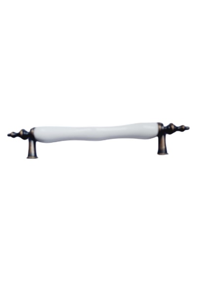 Beyaz Porselen Kulp Antik Ayak Kübra 128 Mm / 5 Adet Antik
