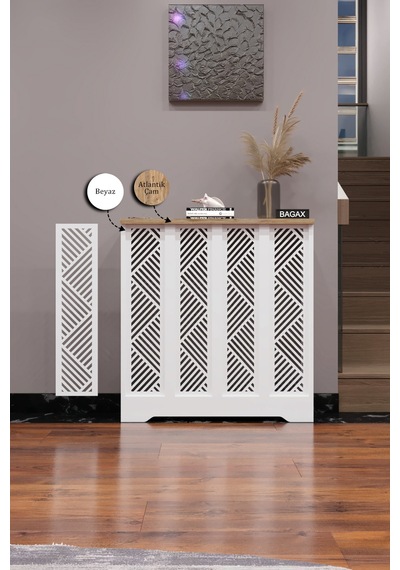 Dekoratif Petek Dolabı Kalorifer Peteği Kapatma Ünitesi Modern Tasarım İç Ölçü 76 Cm Dış Ölçü 80 Cm Petek 76 Beyaz Üstü Çam D9 Dekoratif Petek Dolabı Kalorifer Peteği Kapatma Ünitesi Modern Tasarım İç Ölçü 76 Cm Dış Ölçü 80 Cm Petek 76 Beyaz Üstü Çam D9