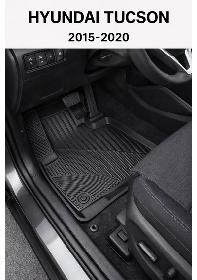 Hyundai Tucson 2015-2020 Uyumlu 3d Oto Paspas Ve Bagaj Havuzu Set Premium