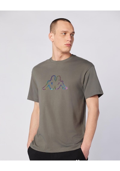 Kappa Logo Brian T-shirt Erkek Gri Regular Tişört