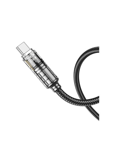 Hoco U122 Kristal Uç 60W Type-c To Hızlı Data Ve Şarj Kablosu