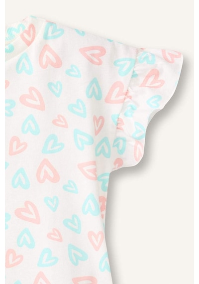 Defacto Baskılı 2li Ecru Pijama Takımı Kız Bebek H9309a526smer233 Ekru-er233