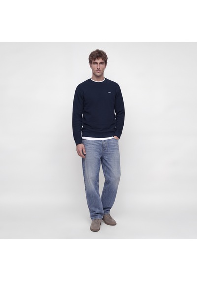 Jack & Jones Erkek Logo Detayli Regular Fit Sweatshirt - Alves - 12302739 Çok Renkli