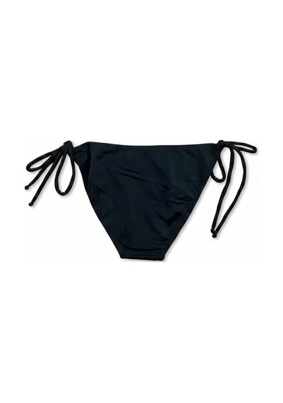 Zi Siyah Kenarları Ince Ip Bağlama Detaylı Bikini Altı