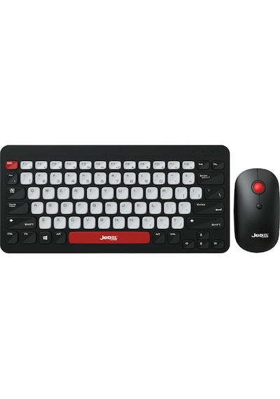 Jedel Ws681b Kablosuz Klavye Mouse Seti - Bluetooth + 2.4ghz Çift Modlu Lazer