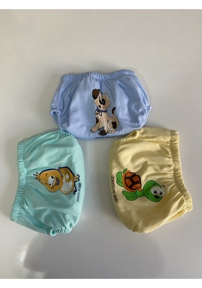 Kız Bebek Sevimli Alıştırma Külodu 3'lü